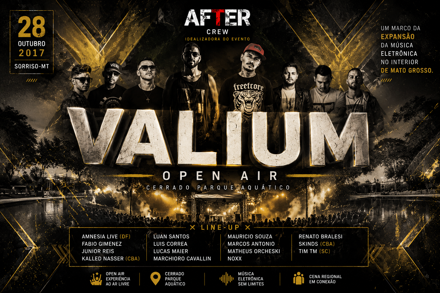 Valium Open Air colocou Sorriso na rota da música eletrônica em 2017